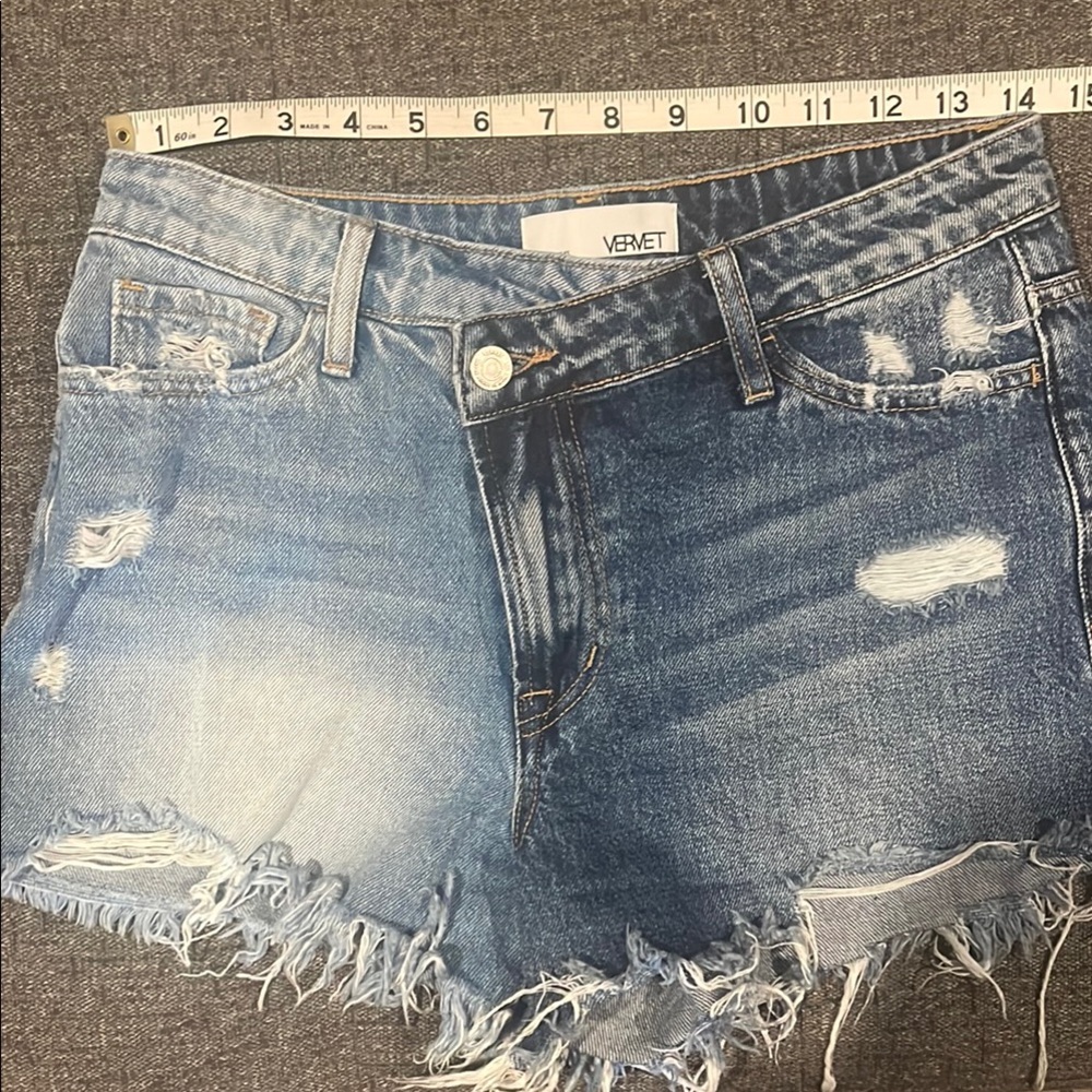 Vervet Distressed Denim Shorts